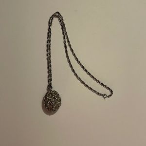 Vintage Endura Modernist Flower Motif Swiss Made Pendant Watch